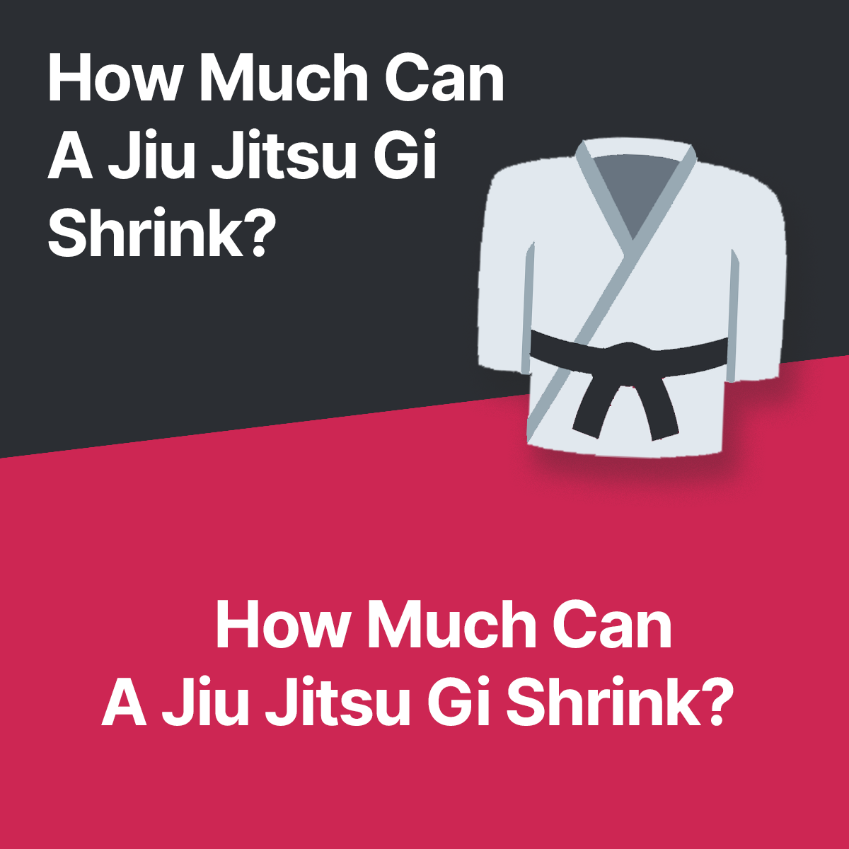 how much can a bjj gi shrink